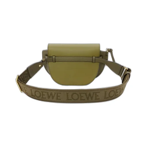 Mini Gate Dual bag in soft calfskin and jacquard