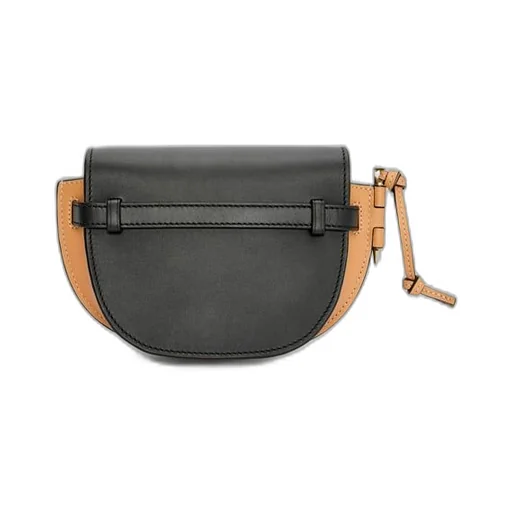 Mini Gate Dual bag in soft calfskin and jacquard