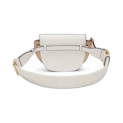 Mini Gate Dual bag in soft calfskin and jacquard