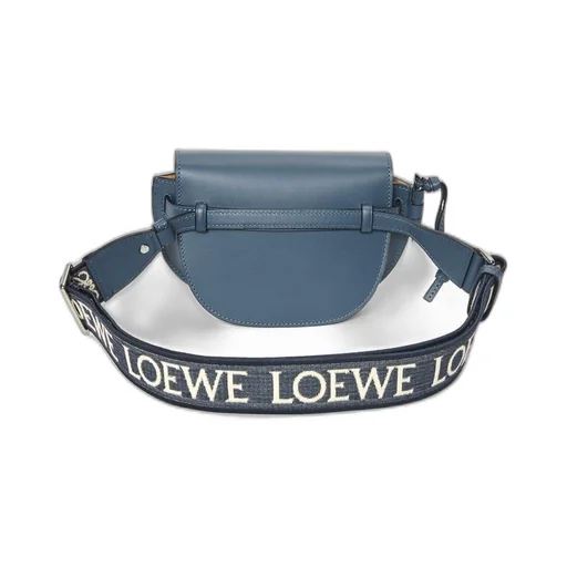 Mini Gate Dual bag in soft calfskin and jacquard