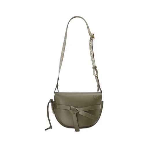 Small Gate bag in soft calfskin and jacquard