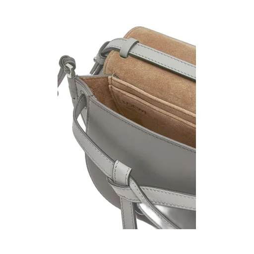 Mini Gate Dual bag in soft calfskin and jacquard