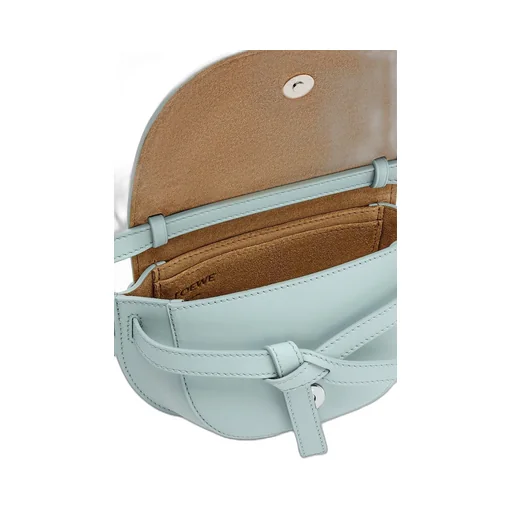 Mini Gate Dual bag in soft calfskin and jacquard
