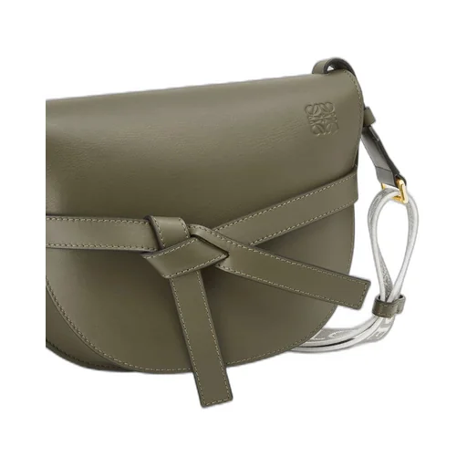 Small Gate bag in soft calfskin and jacquard