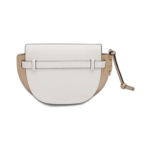 Mini Gate Dual bag in soft calfskin and jacquard