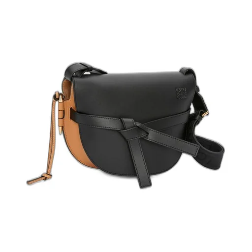 Small Gate bag in soft calfskin and jacquard
