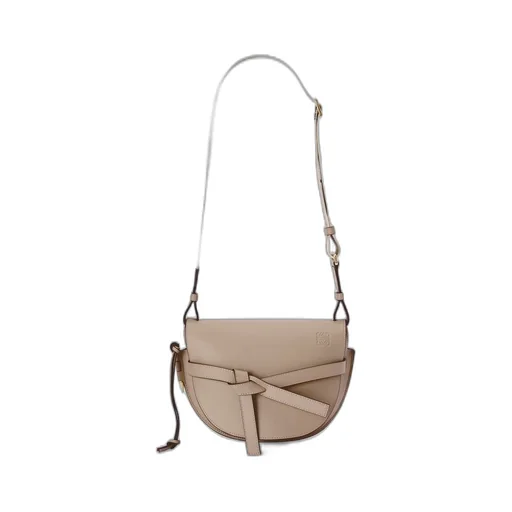 Small Gate bag in soft calfskin and jacquard