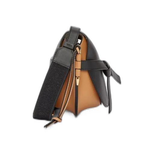 Small Gate bag in soft calfskin and jacquard