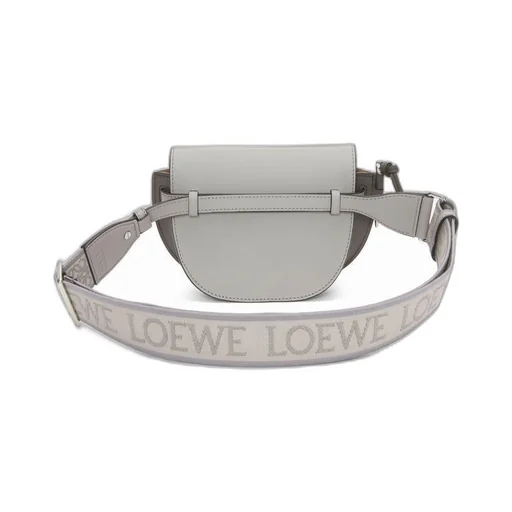 Mini Gate Dual bag in soft calfskin and jacquard