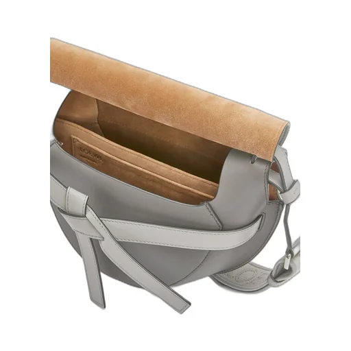 Small Gate Dual bag in soft calfskin and jacquard