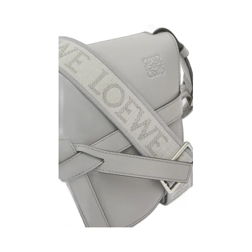 Small Gate Dual bag in soft calfskin and jacquard