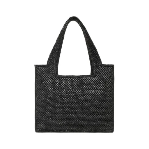 Medium LOEWE Font Tote in raffia