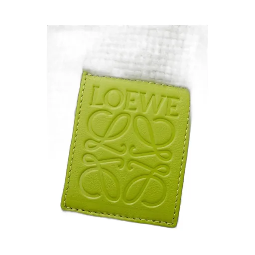 Mini Slit bag in raffia and calfskin