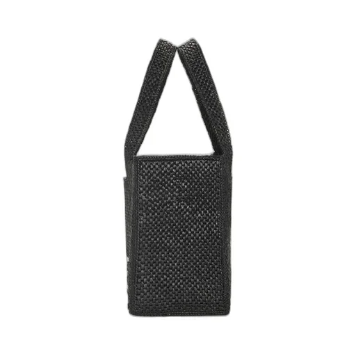 Medium LOEWE Font Tote in raffia