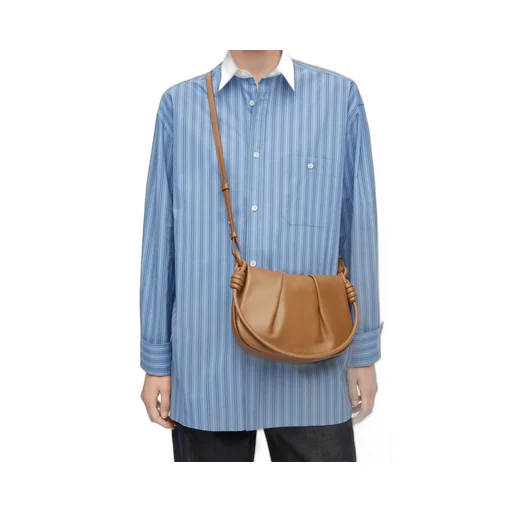 Paseo satchel in shiny nappa calfskin