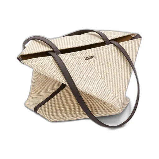 Puzzle Fold tote in cotton jacquard