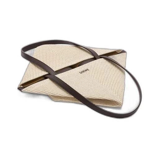 Puzzle Fold tote in cotton jacquard