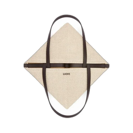 Puzzle Fold tote in cotton jacquard