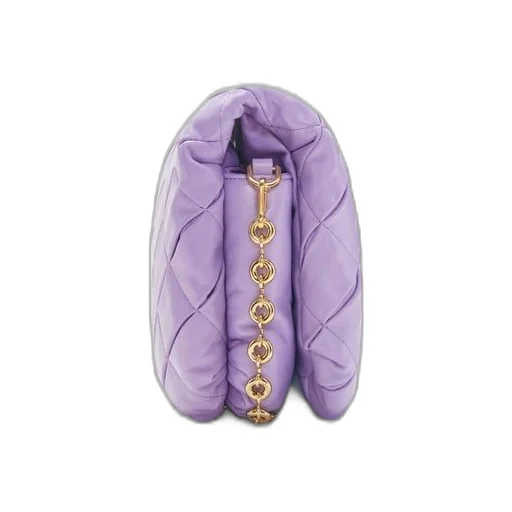 Puffer Goya in pleated shiny nappa lambskin