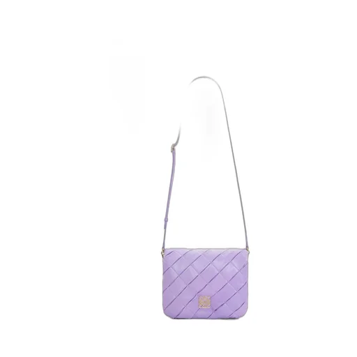Puffer Goya in pleated shiny nappa lambskin