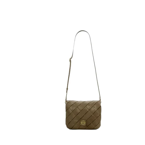 Puffer Goya in pleated shiny nappa lambskin