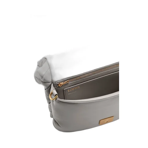 Puffer Goya in pleated shiny nappa lambskin