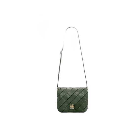 Puffer Goya in pleated shiny nappa lambskin