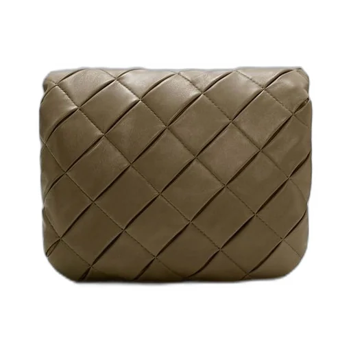 Puffer Goya in pleated shiny nappa lambskin