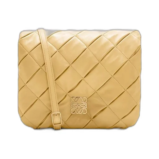 Puffer Goya in pleated shiny nappa lambskin