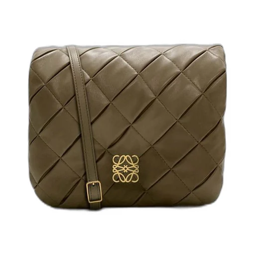 Puffer Goya in pleated shiny nappa lambskin