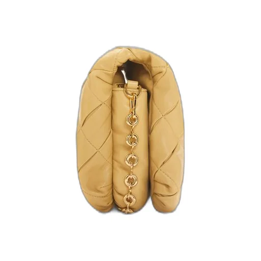 Puffer Goya in pleated shiny nappa lambskin