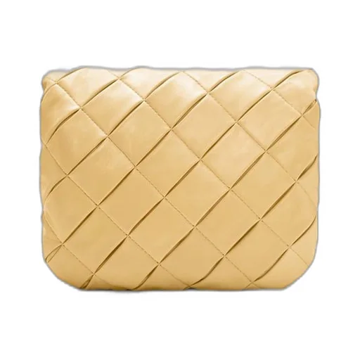 Puffer Goya in pleated shiny nappa lambskin