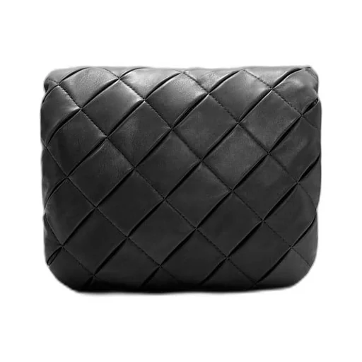 Puffer Goya in pleated shiny nappa lambskin