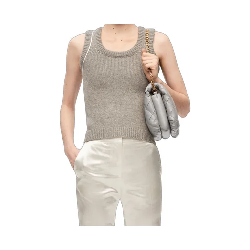 Puffer Goya in pleated shiny nappa lambskin