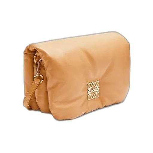 Mini Puffer Goya bag in shiny nappa lambskin