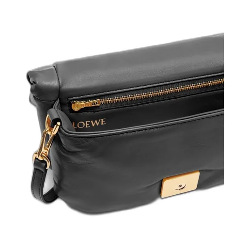 Mini Puffer Goya bag in shiny nappa lambskin
