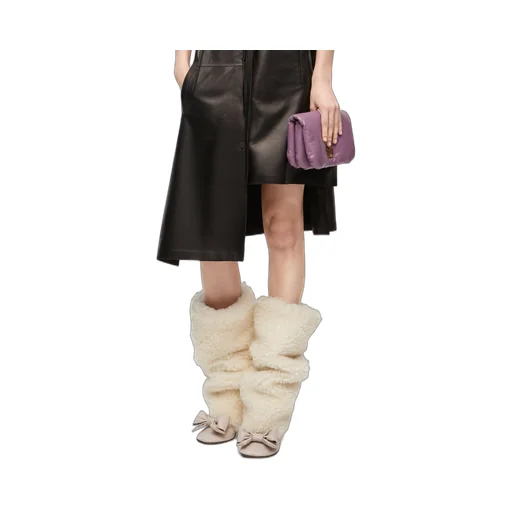 Mini Puffer Goya bag in shiny nappa lambskin