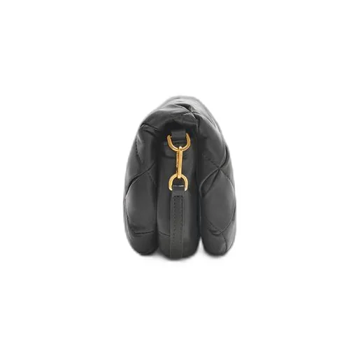 Mini Puffer Goya in pleated shiny nappa lambskin