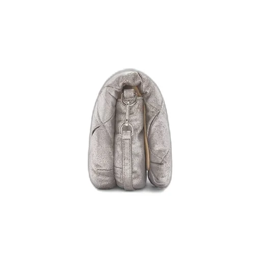 Mini Puffer Goya bag in pleated metallic leather