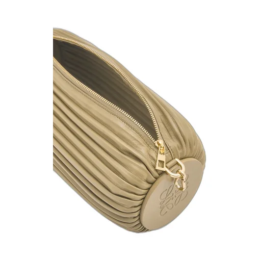 Bracelet Pouch in pleated nappa