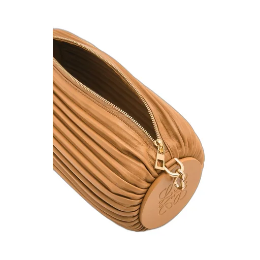 Bracelet Pouch in pleated nappa