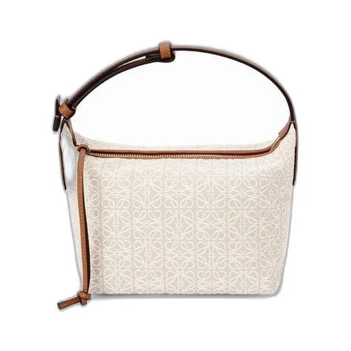 Small Cubi bag in Anagram jacquard and calfskin