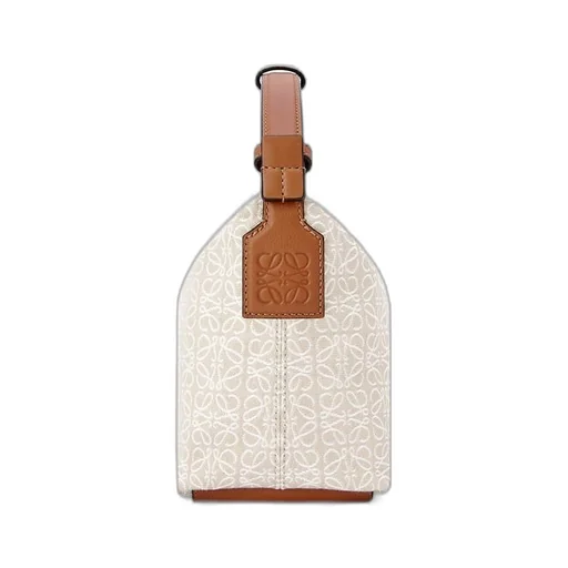 Small Cubi bag in Anagram jacquard and calfskin