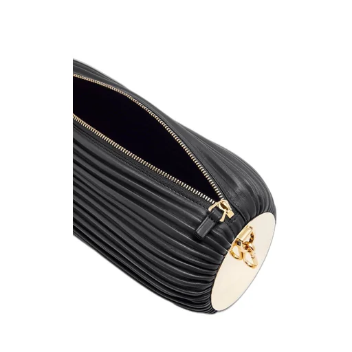 Bracelet pouch in nappa lambskin and brass