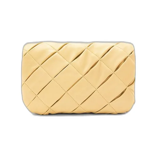 Mini Puffer Goya in pleated shiny nappa lambskin