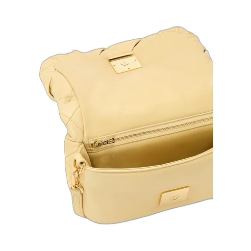 Mini Puffer Goya in pleated shiny nappa lambskin