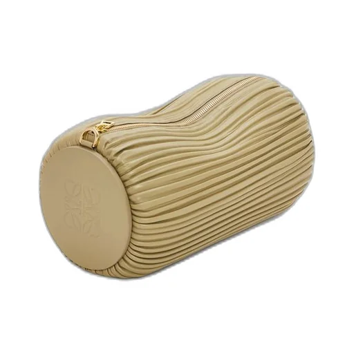 Large Bracelet pouch in pleated nappa