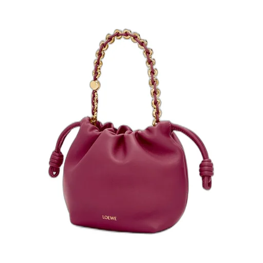 Mini Flamenco Purse bag in mellow nappa lambskin