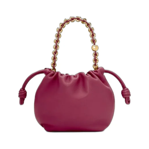 Mini Flamenco Purse bag in mellow nappa lambskin