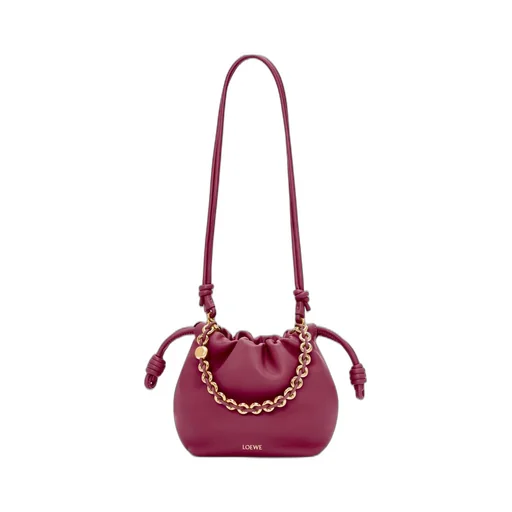 Mini Flamenco Purse bag in mellow nappa lambskin